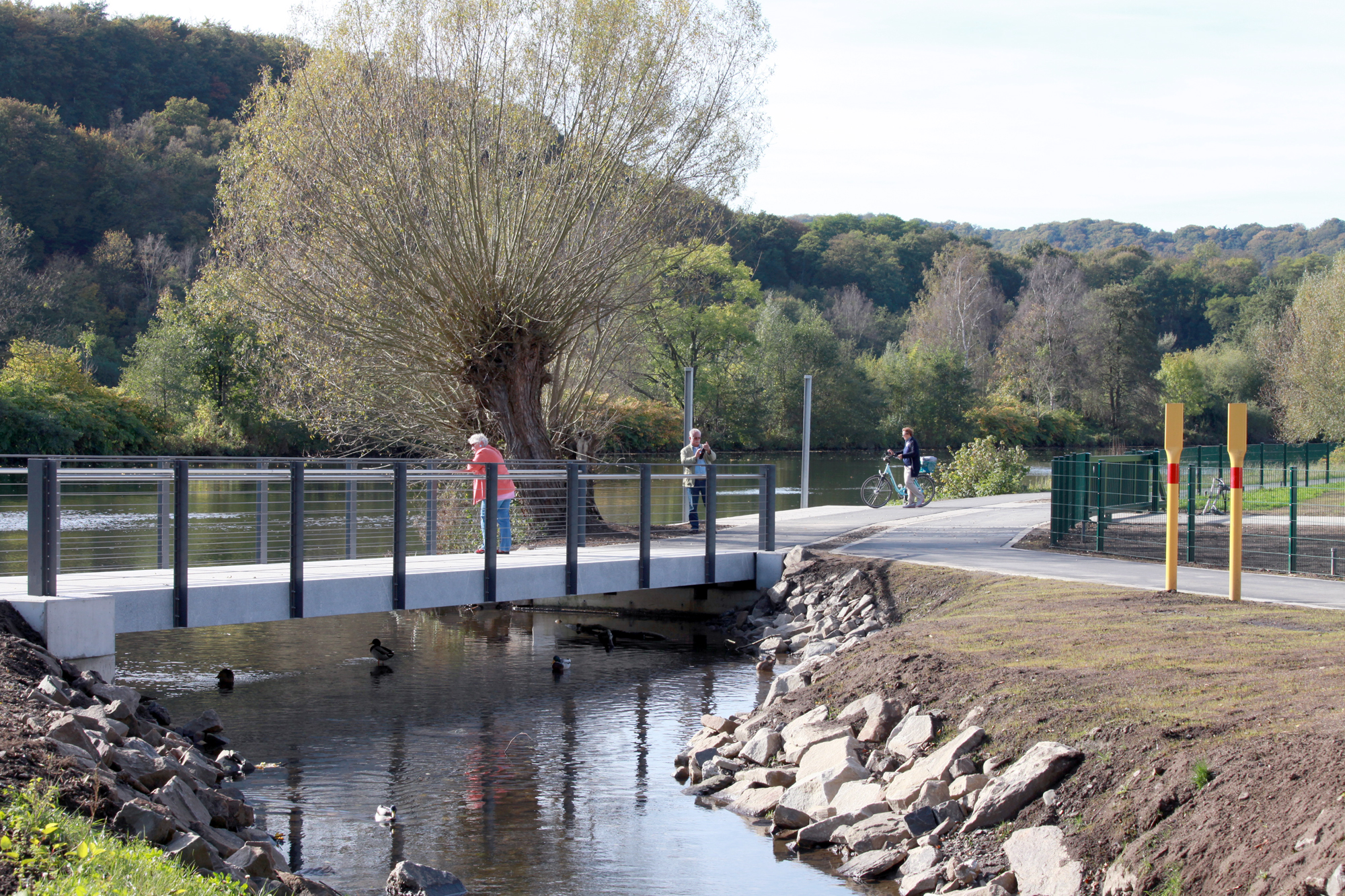 Brücke der Radweganlage in Herdecke