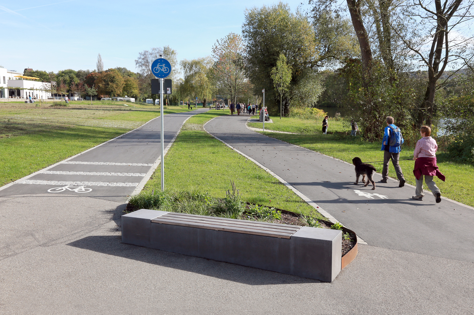 Radweganlage in Herdecke