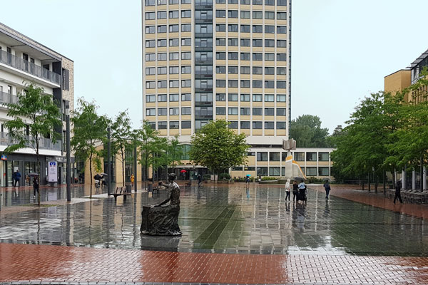 Willy Brandt Platz in Lünen